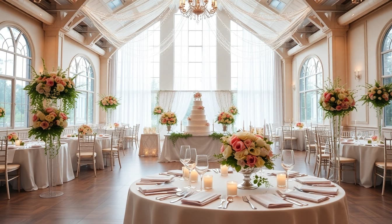 Stunning Wedding Event Space Jacksonville with elegant decor and inviting ambiance.
