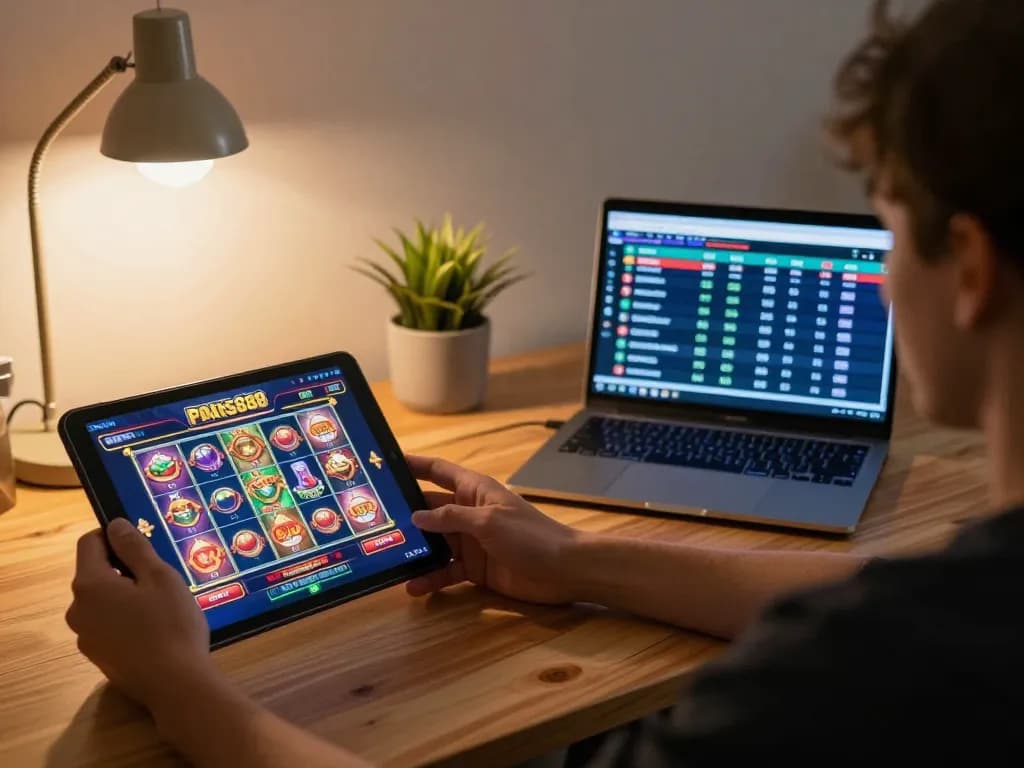 Engaging in the Paris888 online casino experience with vibrant slot game interface.