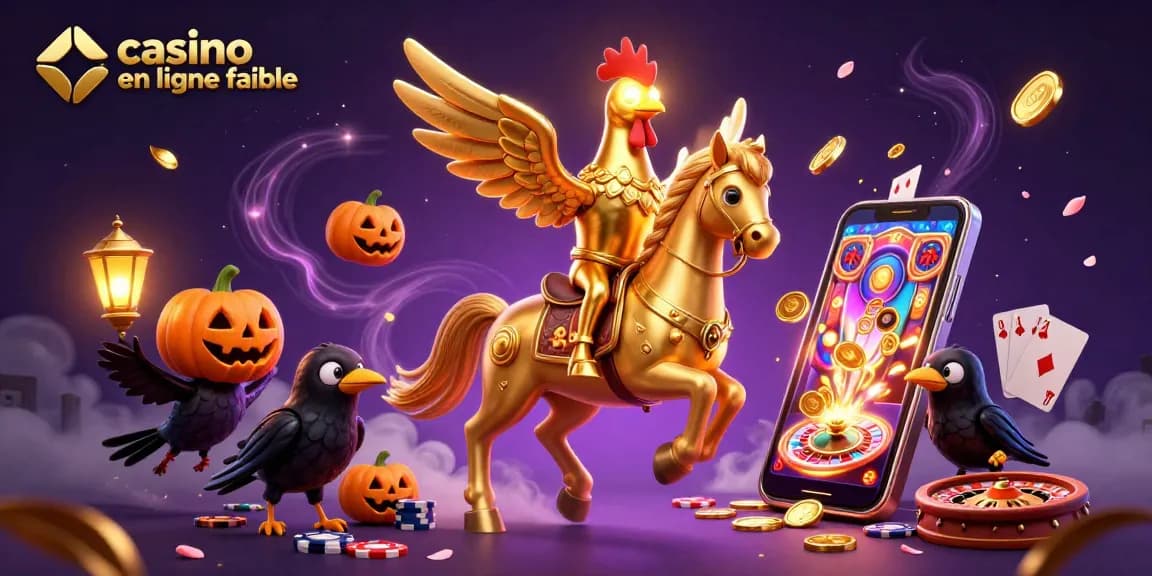 Plongez dans un casino en ligne fiable avec ce spectacle de poule d'or et ses compagnons animés.