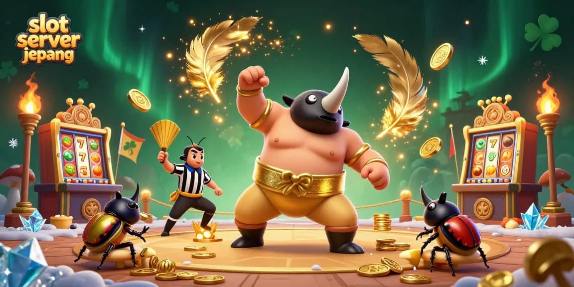 Experience thrilling action with slot server jepang as the rhinoceros beetle champion stomps to victory.