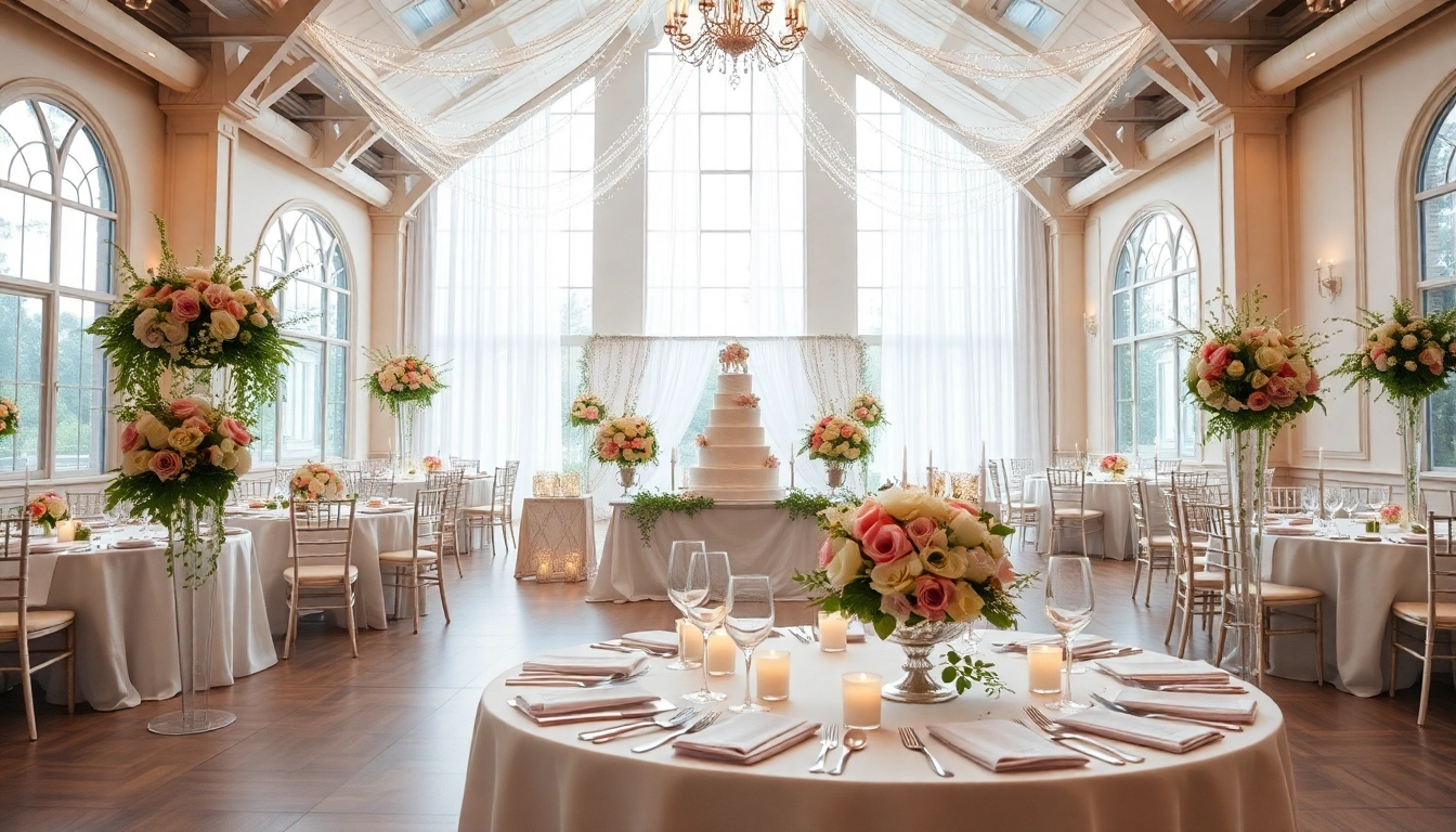 Stunning Wedding Event Space Jacksonville with elegant decor and inviting ambiance.