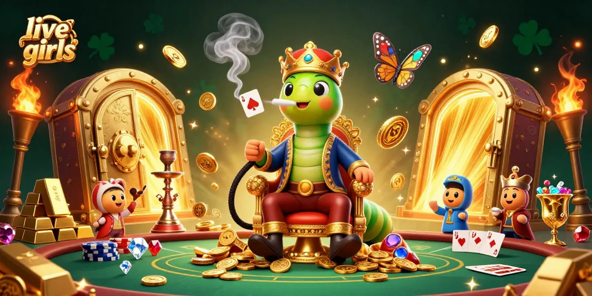 Live girls engaging in high-stakes poker action amidst dazzling casino elements.