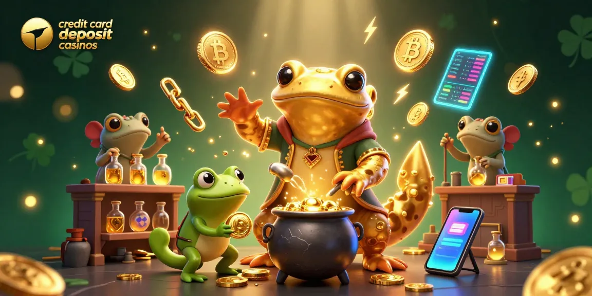 Discover credit card deposit casinos with immersive 3D characters in an enchanting casino setting.