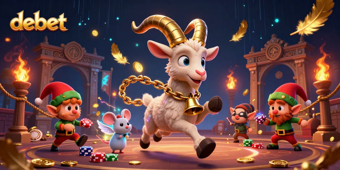 Experience debet's thrilling casino action with Krampus, angel mouse, and gremlin chip thieves!