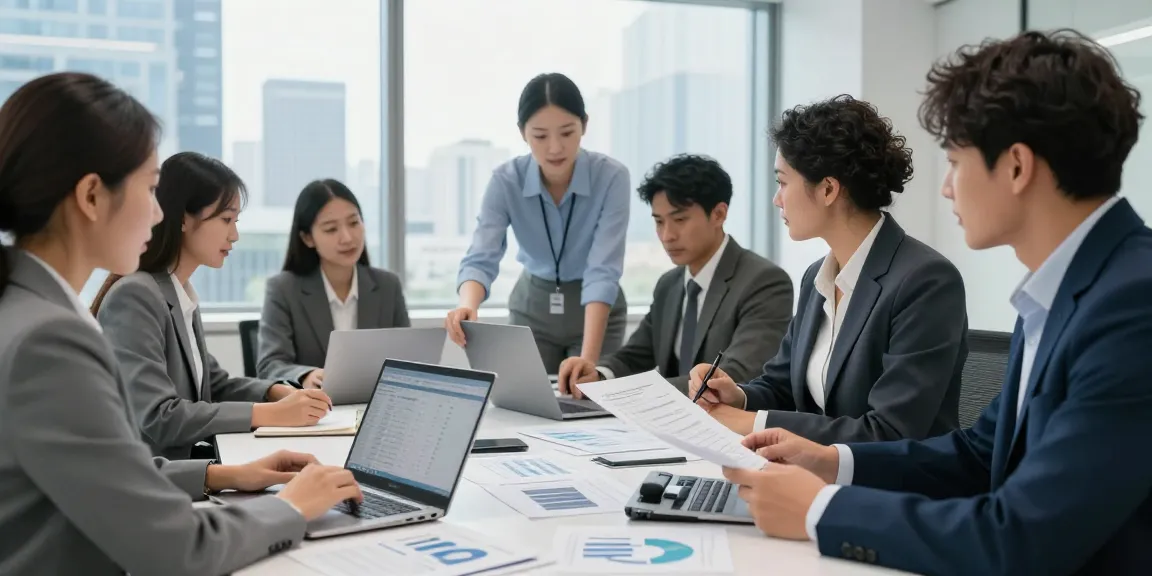 Diskusi tim AAFI KOTA TANGERANG SELATAN tentang audit forensik di ruang kantor modern.