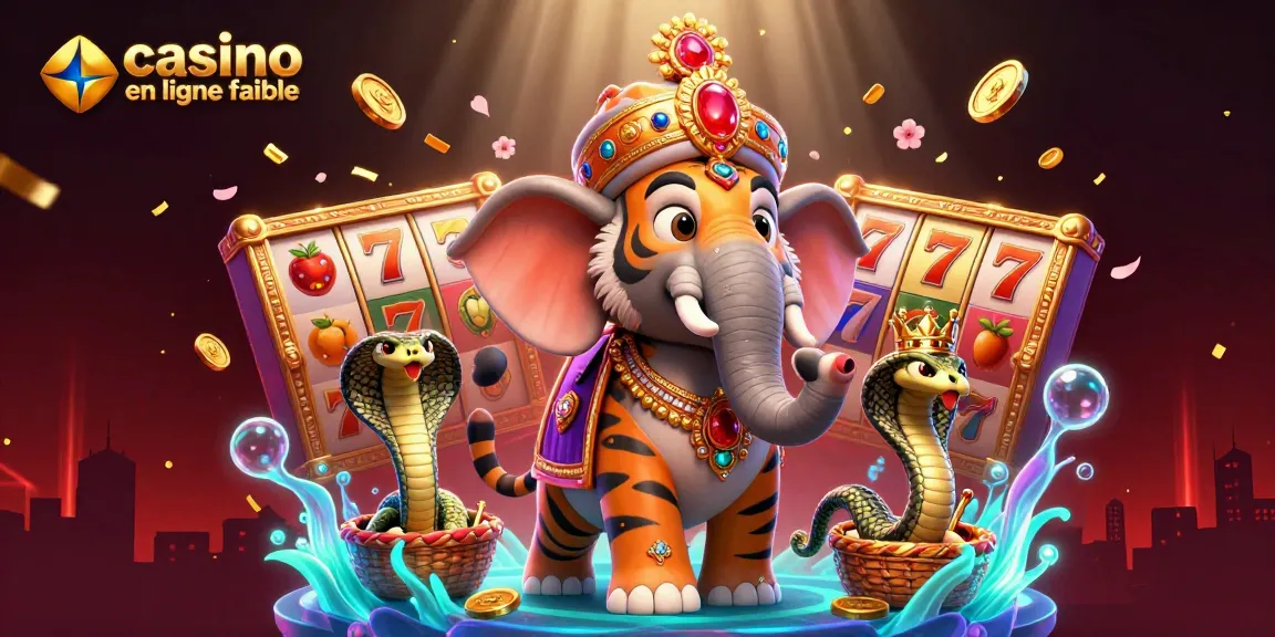 Gagnez des jackpots avec des jeux de casino en ligne fiables et lumineux dans cette illustration.