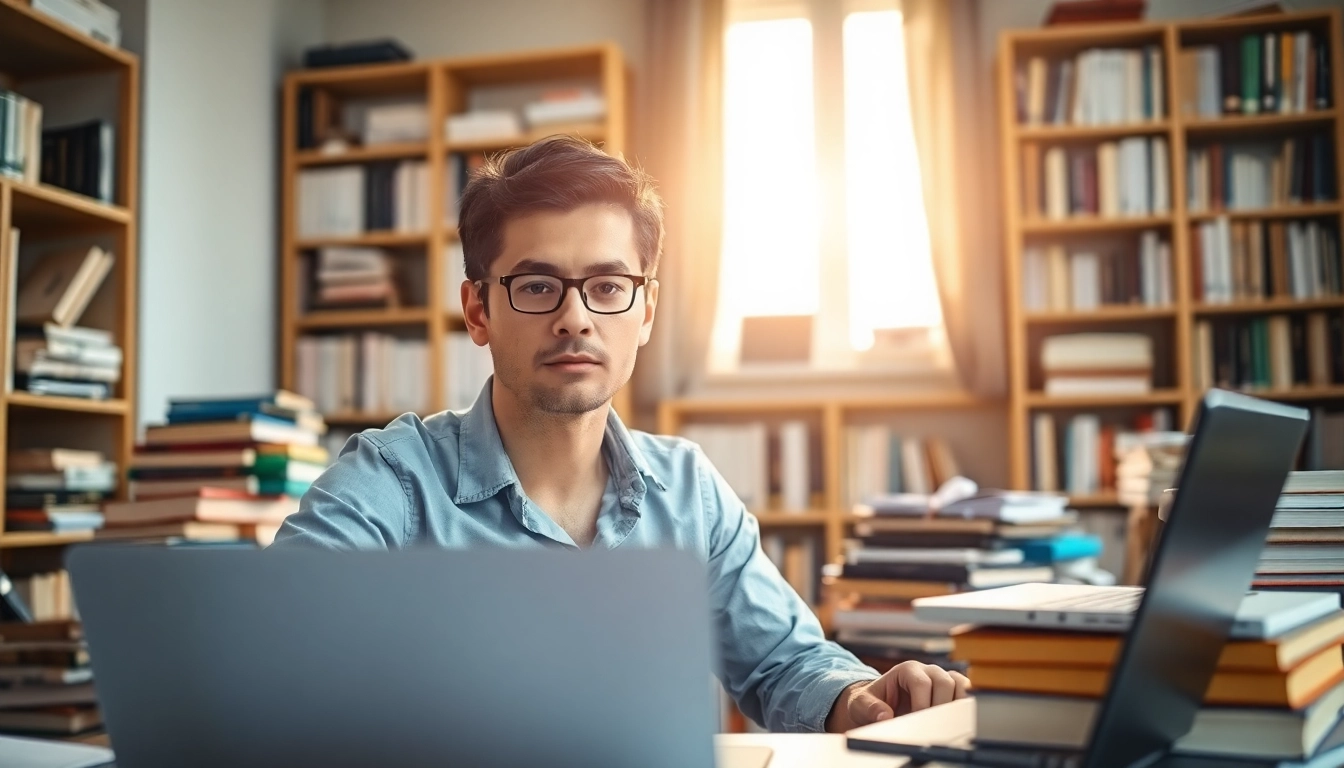 Hire toefl test takers preparing for exams in a bright study environment.