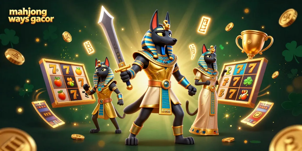 Engage with the excitement of mahjong ways gacor featuring dynamic slot reels and ancient Egyptian characters.
