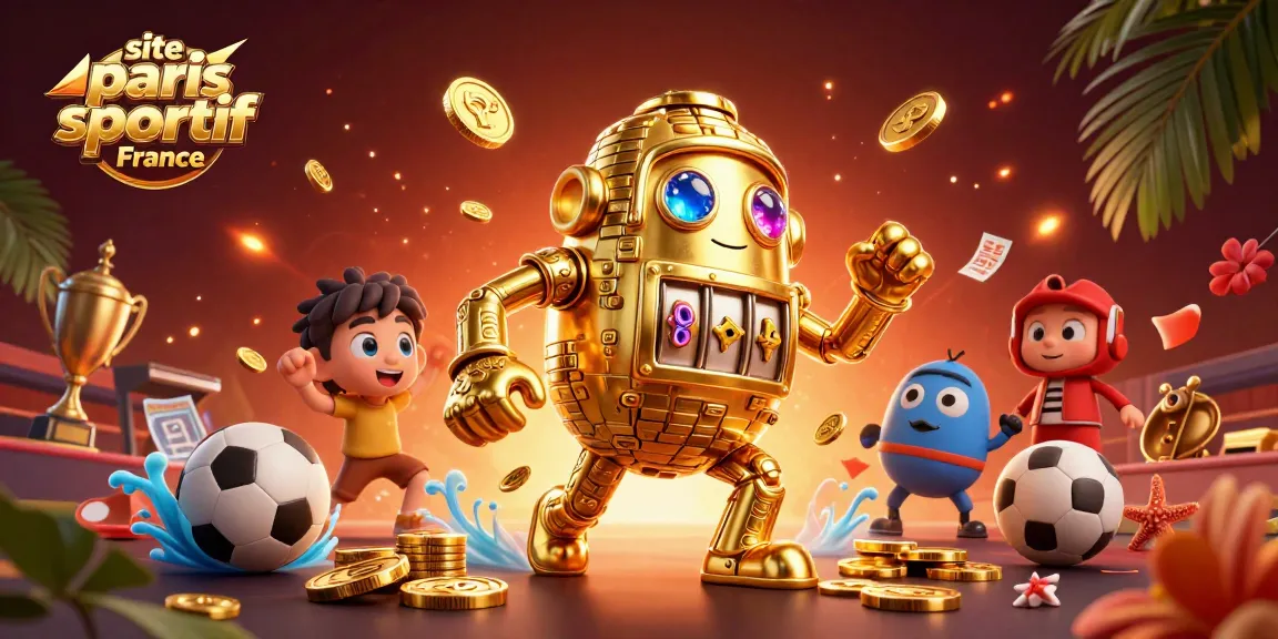 Placez vos paris sur le site paris sportif France avec un golem doré et des éléments de jeux.