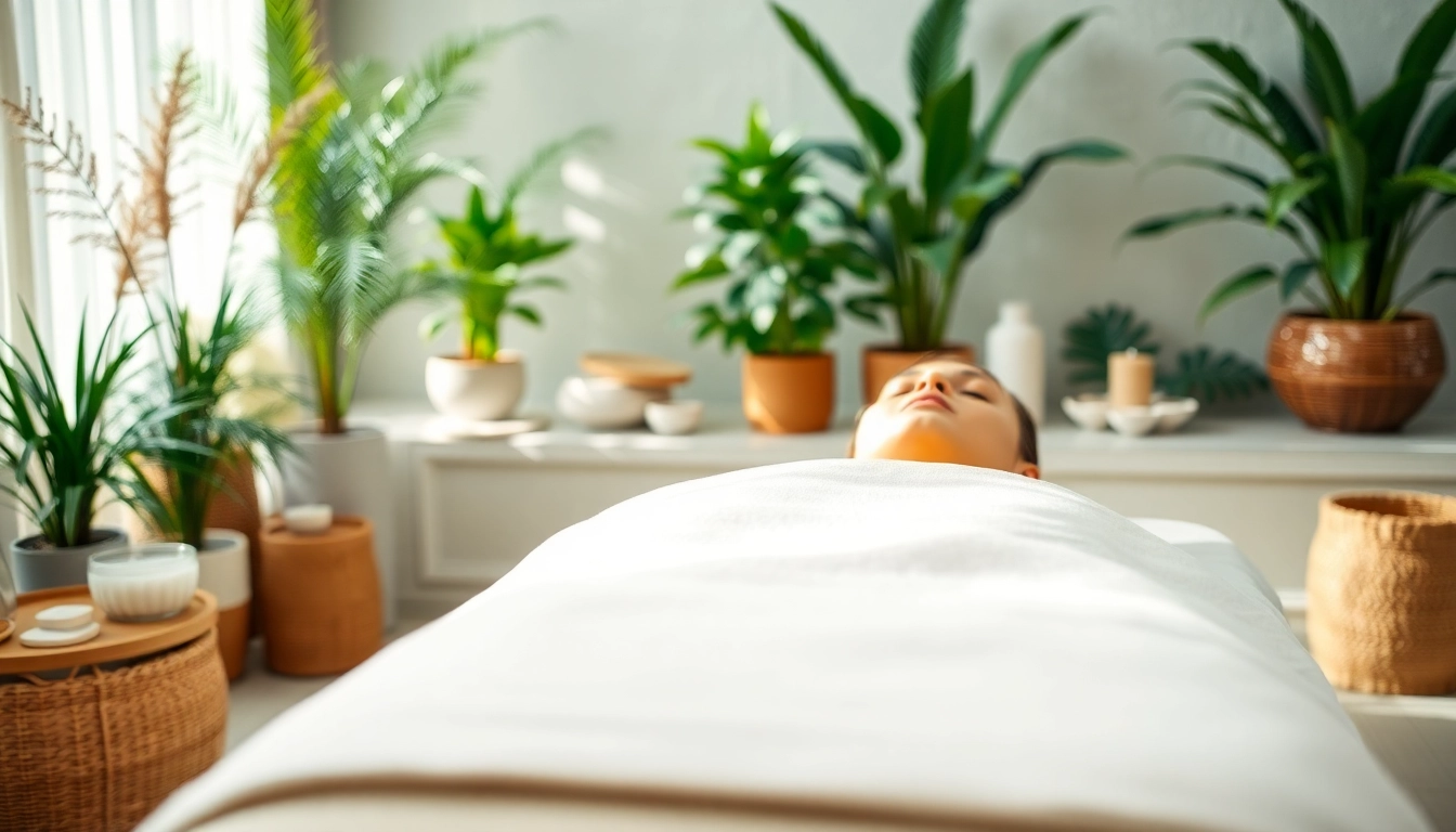 Book a rejuvenating facial near me in a tranquil spa setting with calming decor.