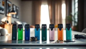 Erforschen Sie die Vielfalt der hqd pods in einem modernen, ästhetischen Arrangement.