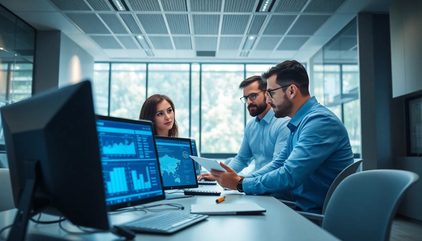 IT Infrastructure Management Tampa workspace with professionals and advanced technology.