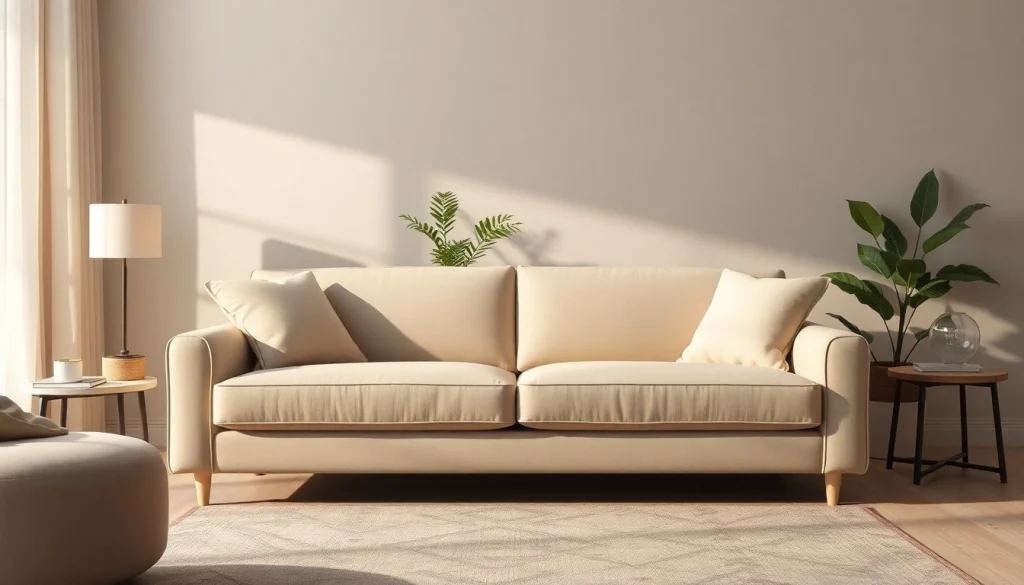 Stylish sofa bed UK nestled in a cozy living room, blending comfort and elegance.