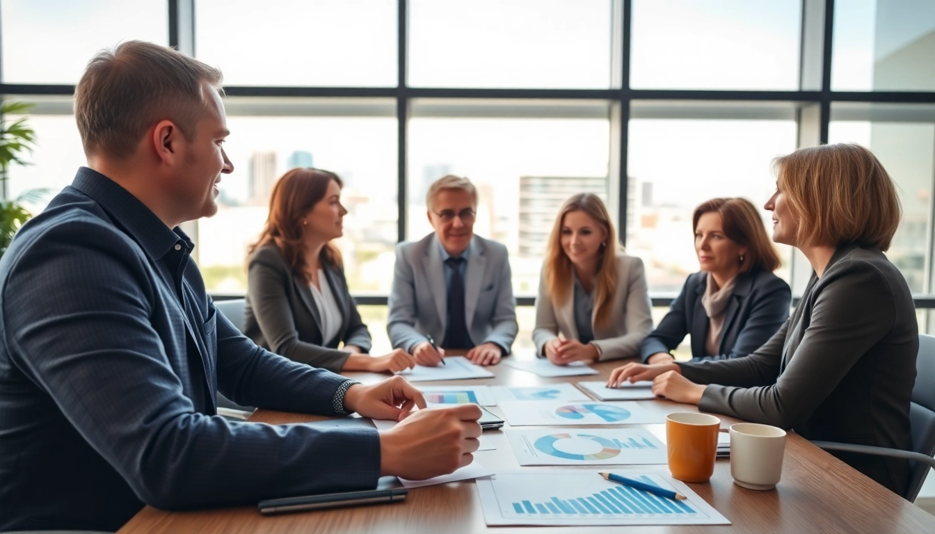 Engaging discussion on retirement planning San Antonio with professional financial adviser and clients.