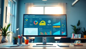 Engaging digital marketing dashboard displaying best smm panel metrics and analytics insights.