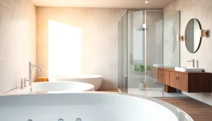 Genießen Sie die Eleganz der sonni Duschkabine mit modernem Design und klaren Linien.