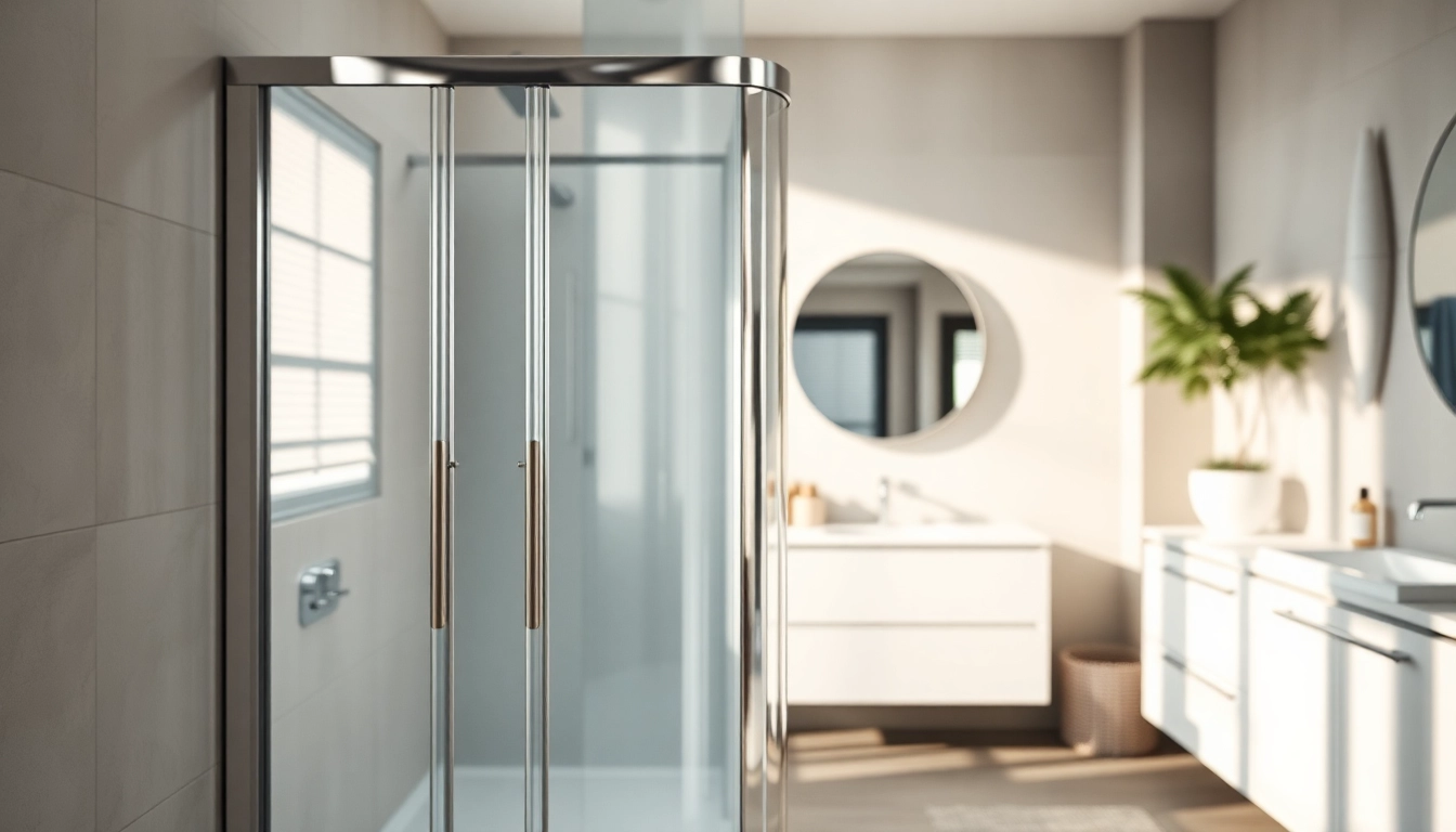 Erleben Sie die hochwertige sonni Duschkabine in einem stilvollen Badezimmer mit eleganten Details.