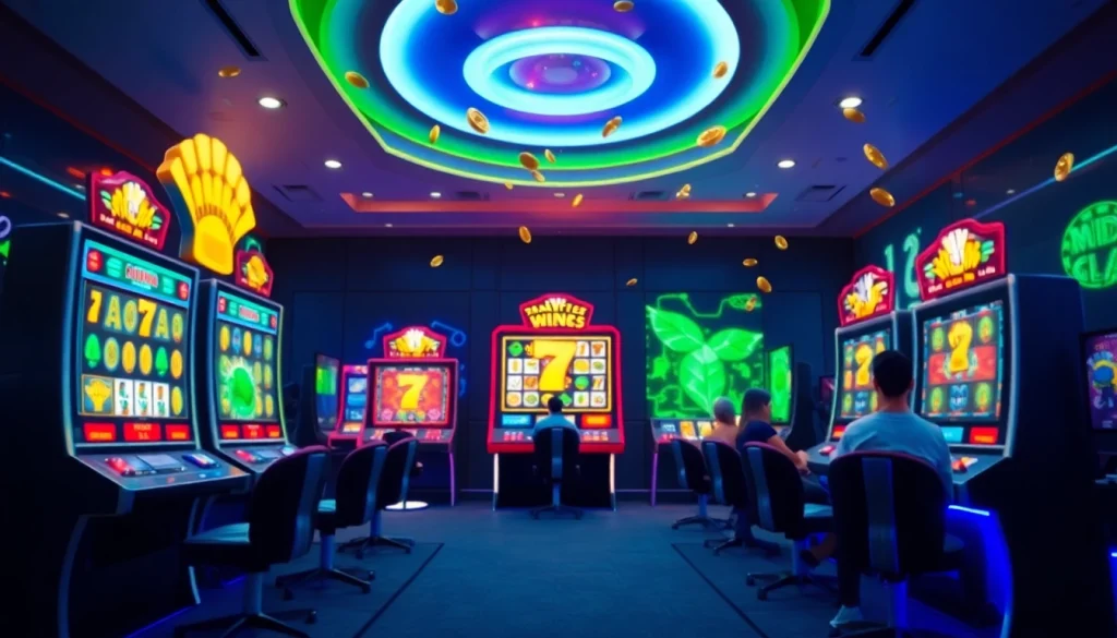 Dynamic visual representation of hoki138 pro's online slot gaming experience, showcasing reels, jackpots, and vibrant colors.