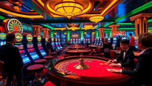 Nếu như vậy bám vào đây captures the thrill of strategic roulette play at a luxurious casino.