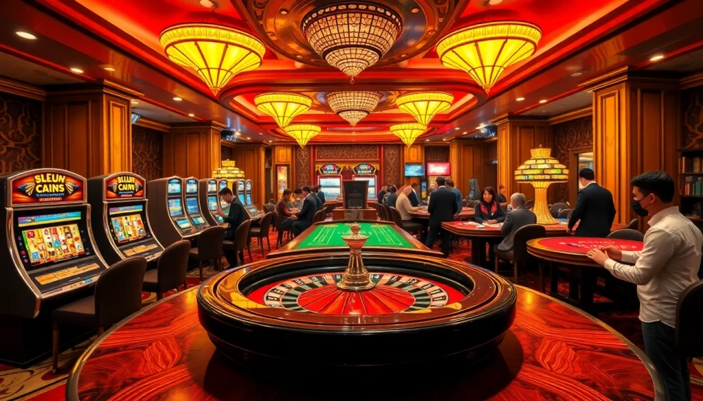 Engage in exhilarating gameplay at https://giaimanhacai.news/ while enjoying a vibrant casino atmosphere.