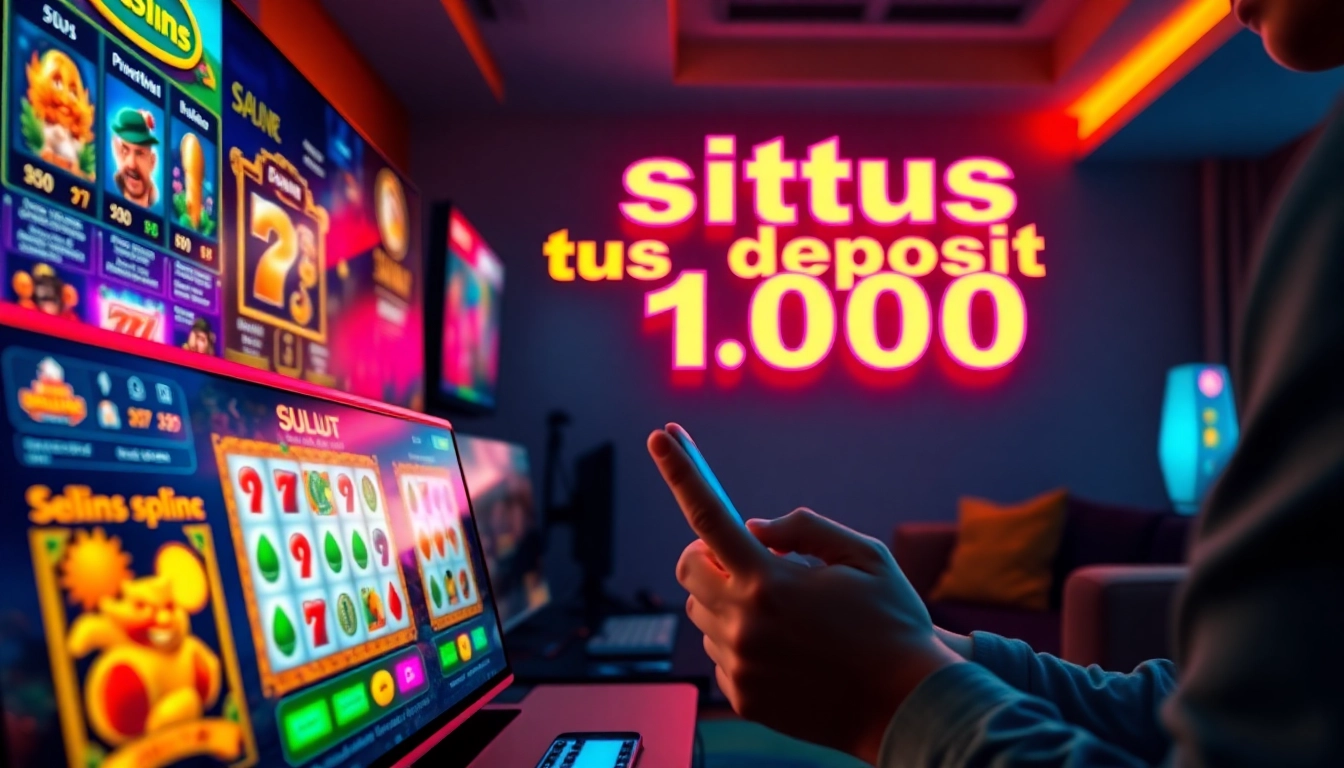 Menemukan situs deposit 1000 dengan mudah sambil menikmati pengalaman permainan online yang seru.