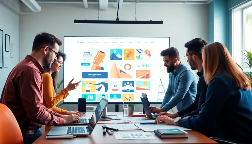 Professional workspace for designing customized websites, showcasing 'thiết kế website theo yêu cầu'.