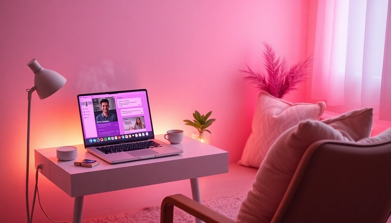 Explore engaging ai sex chat in a cozy, modern digital space.