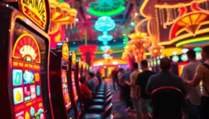 Menggoda para pemain dengan keseruan slot 50 perak dalam suasana kasino yang bersemangat.