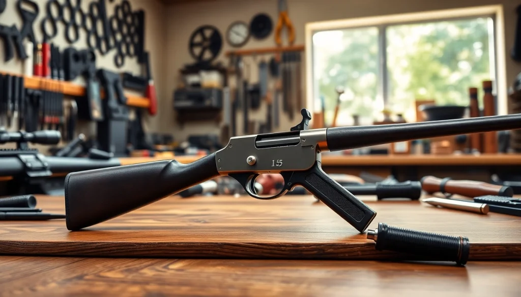Showcase of the Alamo 15 trigger displaying precision engineering and craftsmanship.