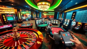 Players enjoying gaming at a luxurious casino featuring the W88 link betting interface.
