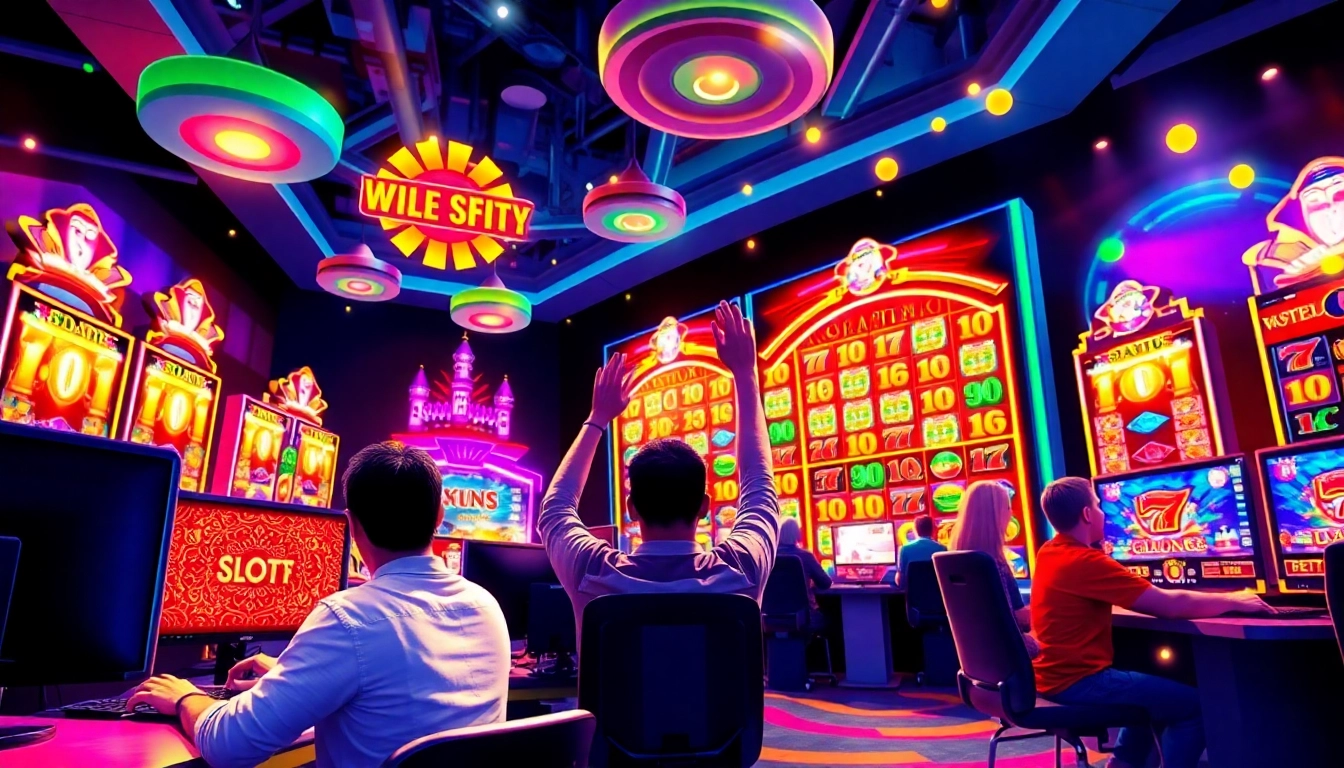 Menghadirkan slot pulsa dalam suasana permainan yang penuh antusiasme dengan pemain yang bersuka cita.