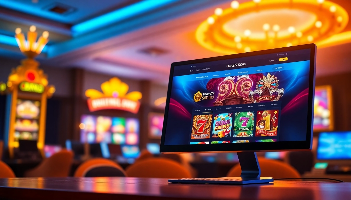 Menampilkan Istana777 Situs dalam atmosfer perjudian online yang menyenangkan dan menarik.