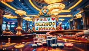 Rasakan sensasi Olympus 1000 dalam suasana kasino yang mendebarkan.