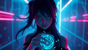 Engaging AI-generated character in a captivating NSFW digital scene, showcasing the latest trends in ai nsfw imagery.