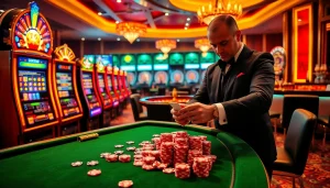 Experience sc88 casino excitement with vibrant slot machines and poker action.