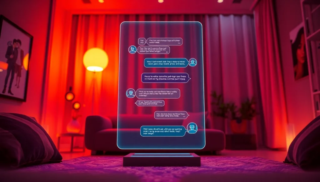 Engaging NSFW AI chatbot session showcasing modern digital interaction.