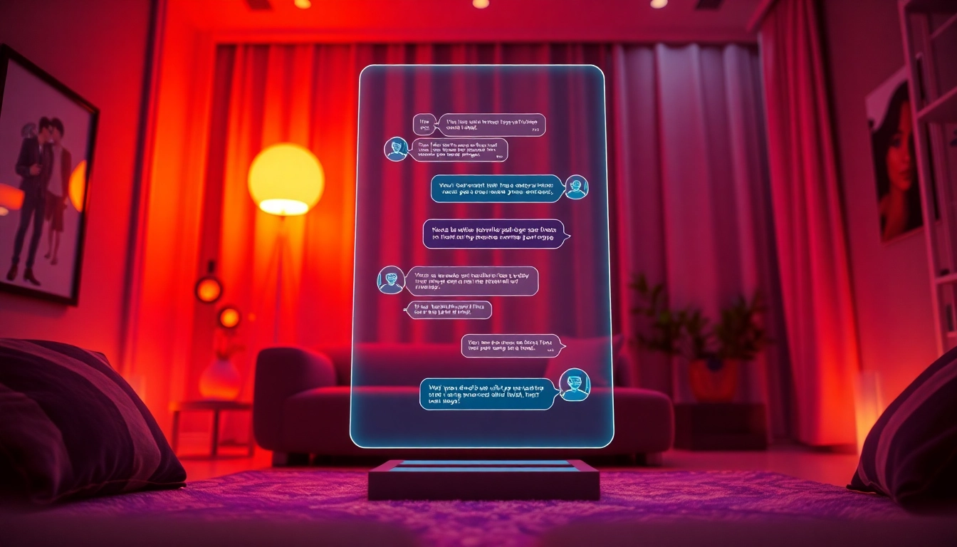 Engaging NSFW AI chatbot session showcasing modern digital interaction.