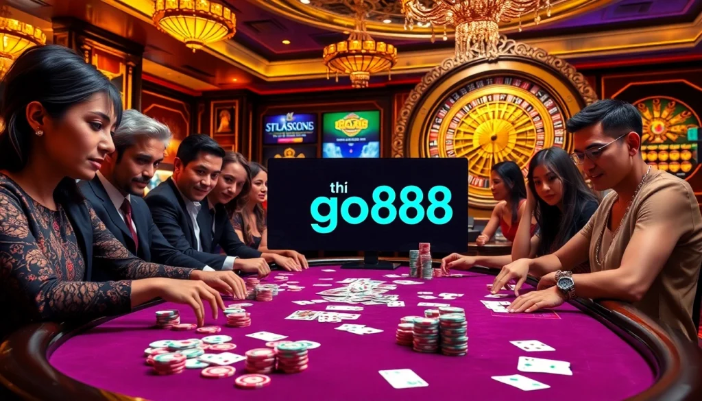 Experience the thrill of high-stakes poker action at GO88, where you can tải go88 for unmatched gaming excitement.