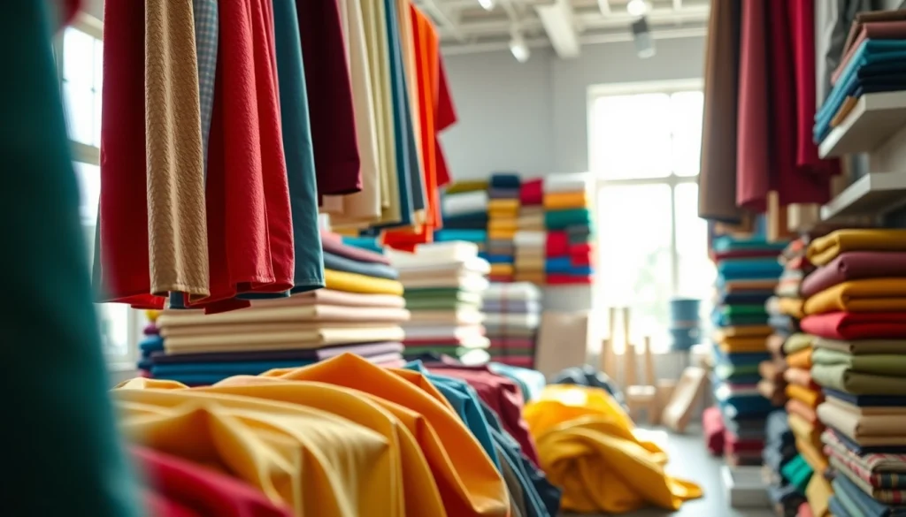 Stoffen webshop Nederland biedt een breed scala aan hoogwaardige stoffen in kleurrijke display.