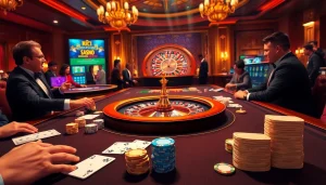 Vivez l'excitation du meilleur casino en ligne avec des jetons de poker à enjeux élevés et une action de roulette vibrante.