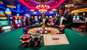 Engage with Shbet while placing high-stakes bets at a luxurious casino.