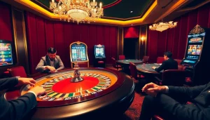 Découvrez le frisson du casino en ligne avec des tables de jeux dynamiques et une ambiance luxueuse.