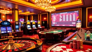 Vivez l'excitation du casino en ligne avec des jetons colorés et des roues de roulette époustouflantes.