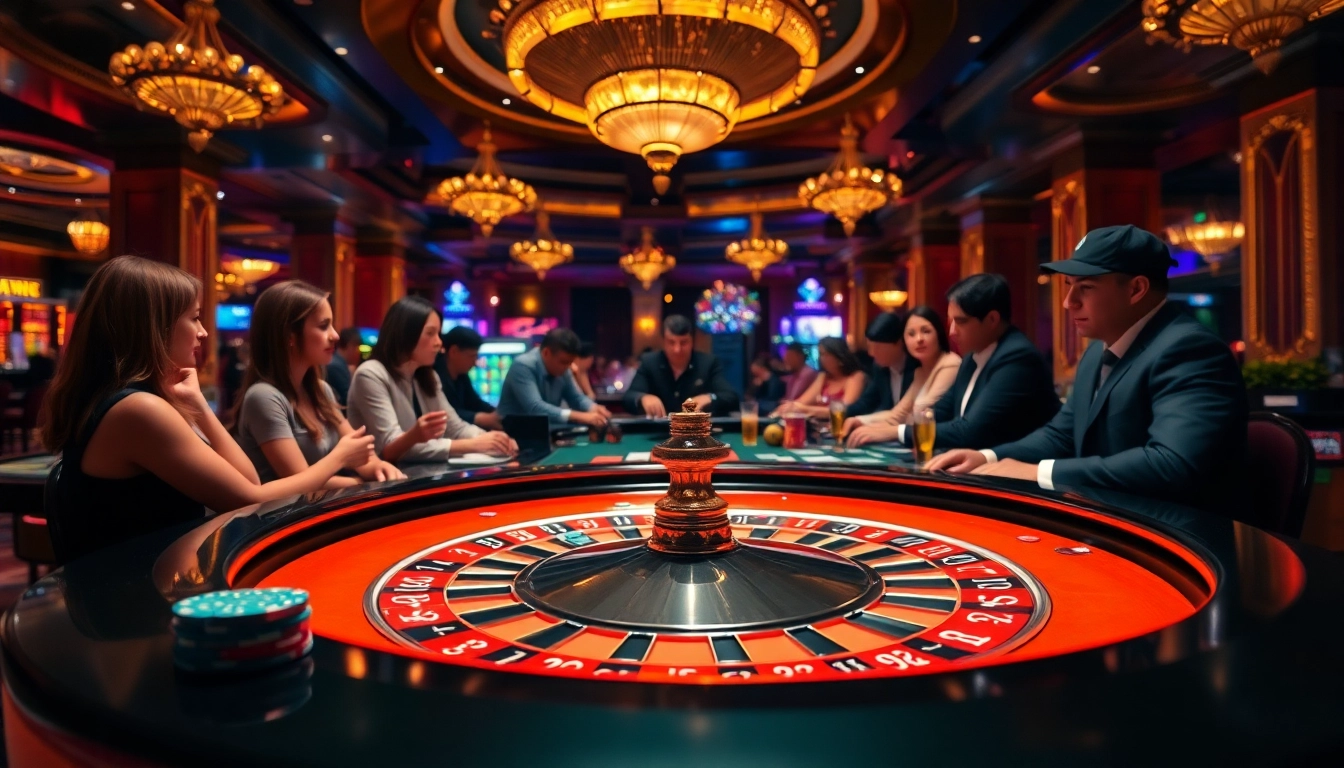 Menangkan di situs toto dengan suasana kasino yang meriah dan pemain bersemangat.