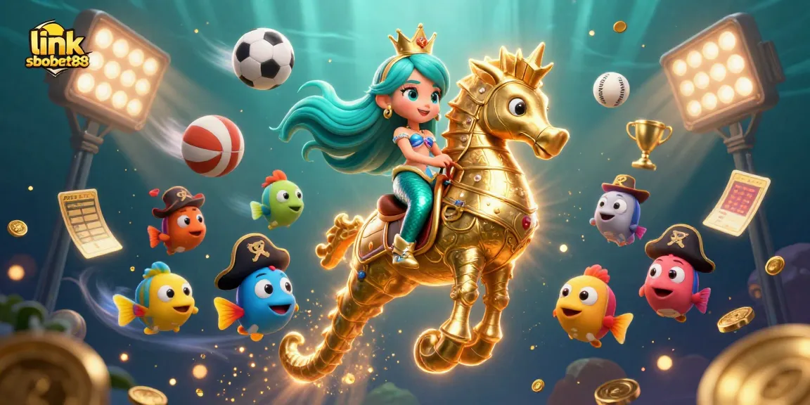 Experience exciting betting with link sbobet88, featuring vibrant sports elements and dynamic 3D characters.