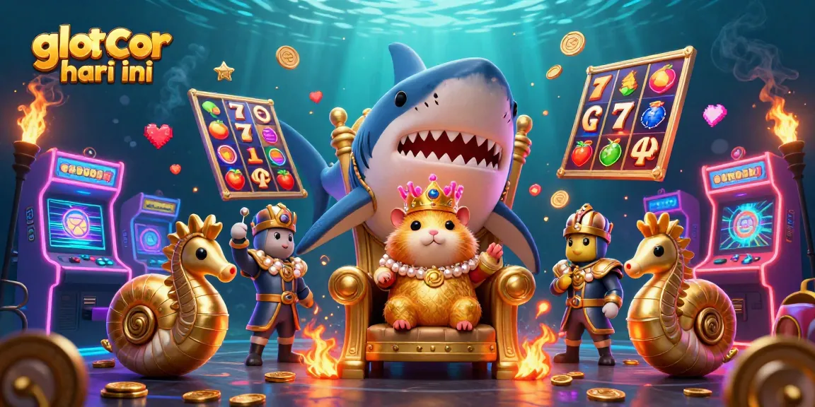 Spin into action with slot gacor hari ini featuring vibrant characters and casino elements.