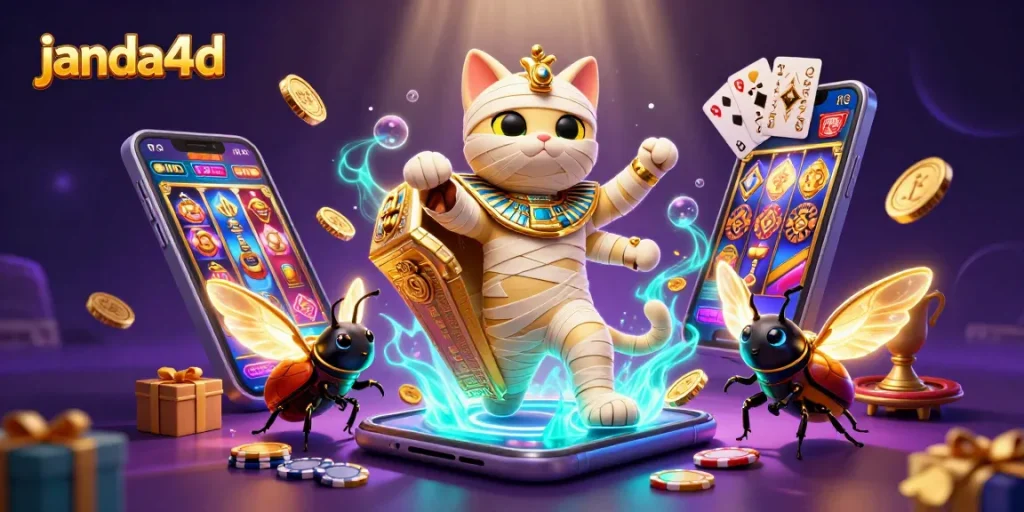 JANDA4D menyajikan pengalaman bermain slot online dengan keseruan bertema mesir kuno.